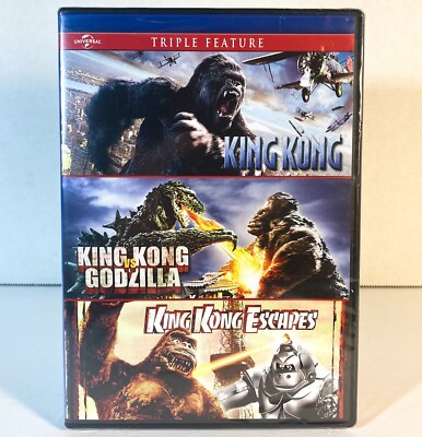 King Kong vs Godzilla: King Kong Escapes: King Kong Triple Feature DVD  NEW-image