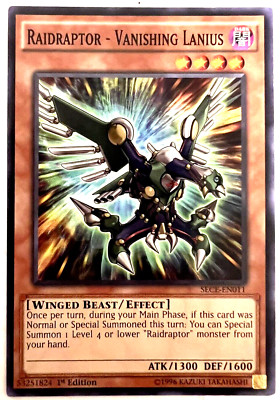 YuGiOh! - Raidraptor - Vanishing Lanius - Common-image