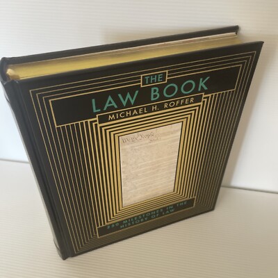 The Law Book By Michael H. Roffer, 250 Milestones In The History Of Law HB-image