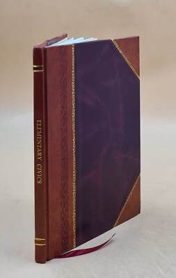Elementary Civics, An Outline; Iowa And The United States. 1924 [Leather Bound]-image