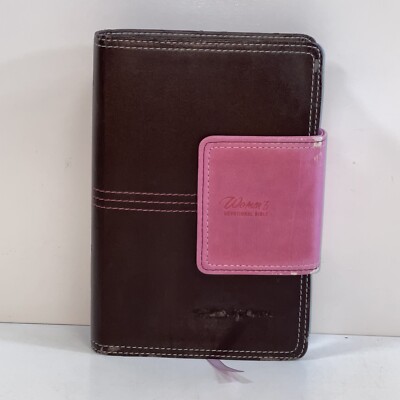 NIV Women's Devotional Bible Compact Imitation Leather Brown/Pink by Zondervan-image