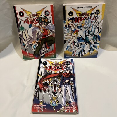 Yu-Gi-Oh! ARC-V Manga Volume 1-3 English- No Cards-image