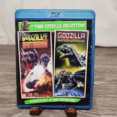 New Godzilla vs Destoroyah & vs Megaguirus (Blu-ray) Very Good Condition-image