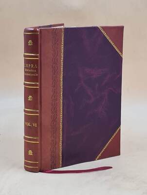 Lepra. Bibiotheca Internationalis. Volume V.6 1906 1906 [Leather Bound]-image