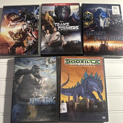 Dvd Lot Godzilla The Series King Kong Transformers-image