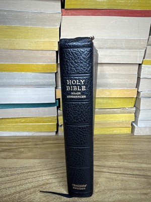 Holy Bible LDS Mormon 1956 Ready References Teachers Edition Vintage-image