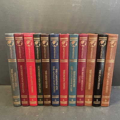 Easton Press Smithsonian Guide To Historic America 12 Vol. 1st Edition -image