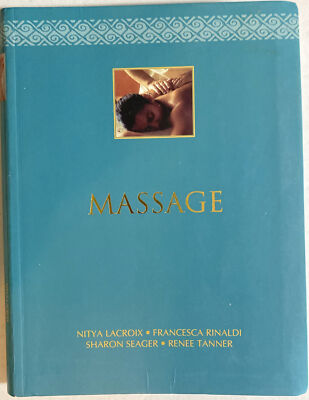 Massage Total Body Kit by Nitya Lacroix Hardcover Book Illustrated Guide 800 Pic-image