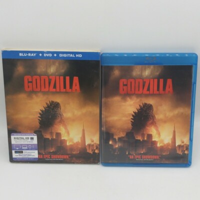 Godzilla Blu-ray DVD Digital HD With Slipcover DVD Bryan Cranston-image
