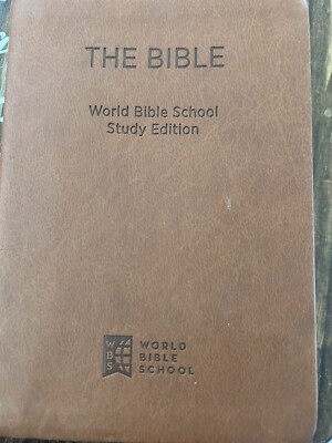 The Bible World Bible School Study Edition Imitation Leather ESV 2016- Clean-image