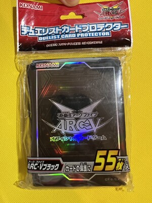 Yugioh Arc-V Logo CG1478 Black sleeves sealed-image