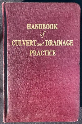 Handbook of Culvert and Drainage Practice ARMCO 2nd Edition 1937 Leather VG+-image