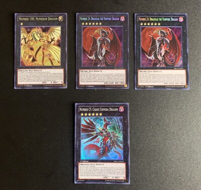 YUGIOH! PREMIUM XYZ MONSTER CARDS COLLECTION LOT! ALL HOLOGRAPHIC 1st Edition-image