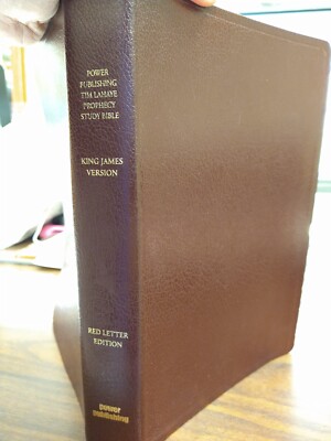 Power Publishing Tim Lahaye Prophecy Study Bible KJV bond leather LN 231109-image