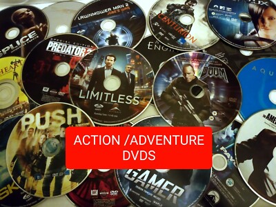 ACTION / ADVENTURE Genuine Movie DVDs  *A-M*  *DISC & Artwork ONLY* YOUR CHOICE!-image