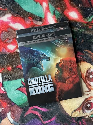 Godzilla Vs. Kong 4K UHD Blu-Ray Brand New Sealed W/Slipcover-image