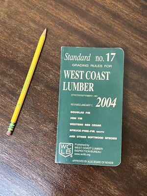 Standard No. 17 Grading Rules for West Coast Lumber – 2004 Edition -image