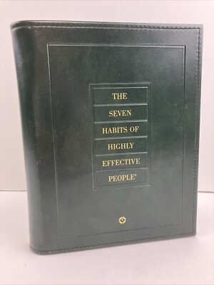 The Seven Habits of Highly Effective People - Binder Workbook w inserts Leather-image