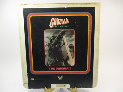 Godzilla CED Selectavision Video Disc Movie Record Monster Horror-image
