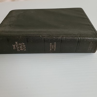 The System Bible Study Revised and Enlarged Edition - KJV Black Leather - Gilt-image
