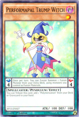 1x Performapal Trump Witch - SP15-EN027 - Common - 1st Edition SP15 - Star Pack -image