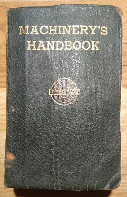 Vintage Industrial Press Machinery's Handbook 11th Edition 1942 -image