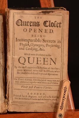 1696 The Queens Closet Opened Being Incomparable Secrets Tenth Ed-image