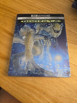 Godzilla 4k Steelbook - Limited Edition (UHD + Blu-Ray + Digital) New Sealed-image