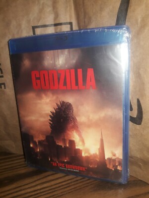 GODZILLA (Blu-ray Disc, 2014, 1-Disc Set) AARON TAYLOR JOHNSON. FREE SHIPPING. -image