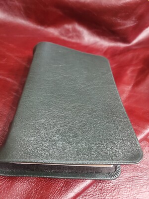 KJV Bible Sovereign Collection Personal Size Rebound Goatskin with  Liner Nice! -image