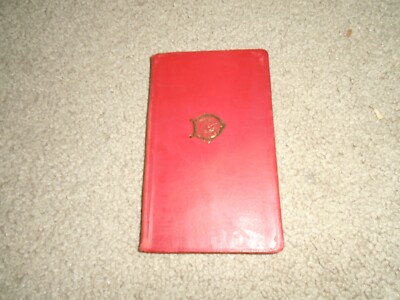 Vintage Chichester's Pocket Map & Guide of British Isles, England, Leather-image