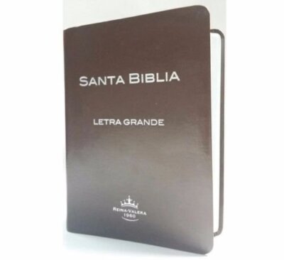 BIBLIA LETRA GDE MANUAL CAFE By Sociedad Biblica *Excellent Condition*-image