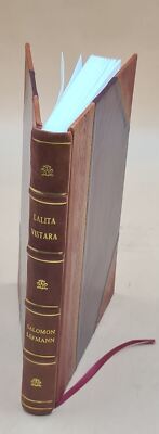 Lalita Vistara: Erz?Lung Von Dem Leben Und Der Lere Des ??Kya Si [Leather Bound]-image