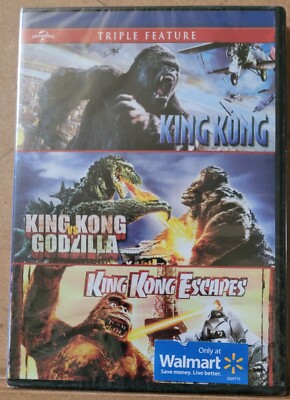  King Kong Triple  Feature, King Kong  King Kong vs Godzilla ,King Kong Escapes -image
