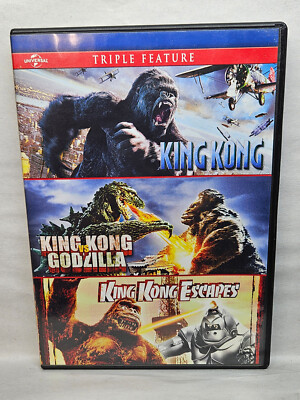 King Kong / King Kong vs. Godzilla / King Kong Escapes (DVD, 2014, 2 Disc)-image