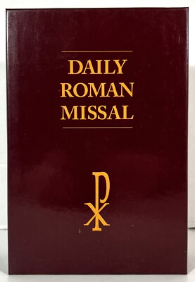 Daily Roman Missal edited by Rev James Socias 2004 Full Leather Softcover in Box-image