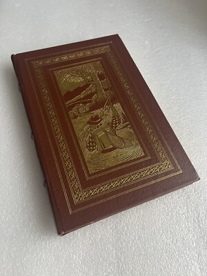 Signed Bright Rivers Nick Lyons Easton Press Vtg Leather Bound Fishing Book 1995-image