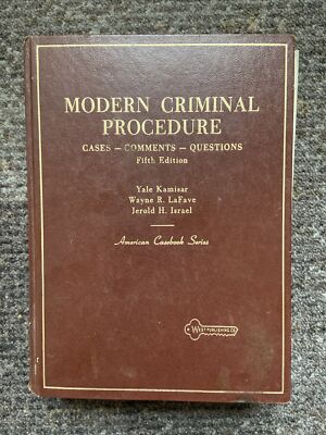 Modern Criminal Procedure Cases Comments Questions Kamisar 5th Edition - 1980-image