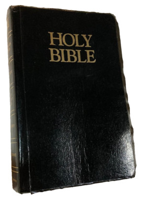 Holy Bible KJV Giant Print Green  Words Of Christ In Red References Zondervan-image