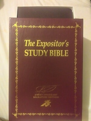The Expositor’s Study Bible Jimmy Swaggart Signature Signed Edition Leather-image