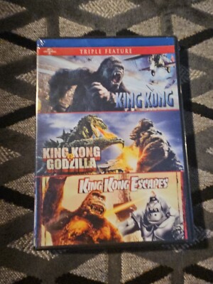 Universal King Kong, King Kong vs Godzilla, King Kong Escapes Movie DVD-image