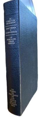 1994 Triple Libro de Mormon Doctrina Y Convenios Perla Gran Precio Spanish Bible-image