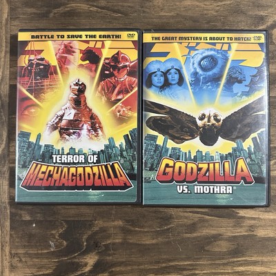 Terror of Mechagodzilla + Godzilla Vs. Mothra 2x DVD lot! Kaiju Monster Movies-image