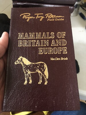 Mammals of Britain and Europe Roger Tory Peterson Field Guide Easton Leather-image
