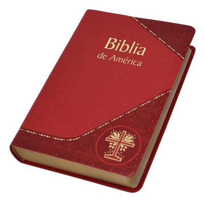 Biblia de America by Casa de la Biblia (Spanish) Leather Book-image