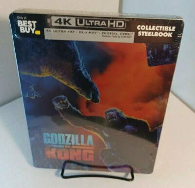 Godzilla vs Kong 4K Collector STEELBOOK (4K+Blu-ray) NEW-Box Shipping-image