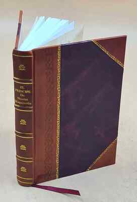 El Pr?Ncipe De Nicol?S Maquiavelo 1821 By Machiavelli, Niccol? [Leather Bound]-image
