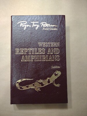 Roger Peterson Field Guides-West.-Reptile & Amphibians-New-Unread-Leather-Easton-image
