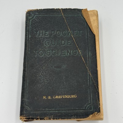 1924 'The Pocket Guide to Science' By: E.E. Free Popular Science Monthly Leather-image