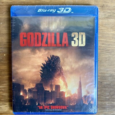 Godzilla (Blu-ray/DVD, 2014, Includes Digital Copy Ultraviolet 3D) Brand New-image